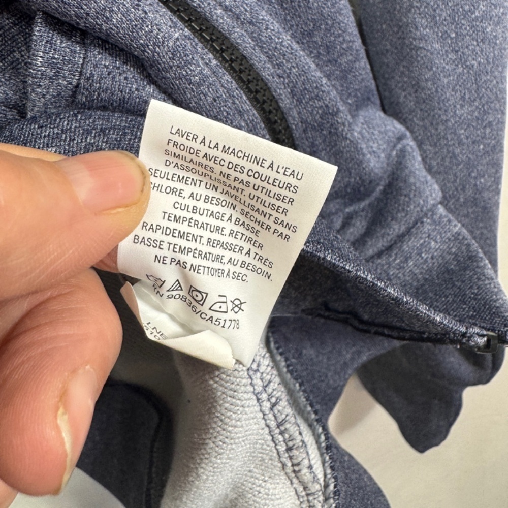 New Era Track Jacket Womens Size Small Grey Heathered Full Zip Performace Pocket - Picture 5 of 9